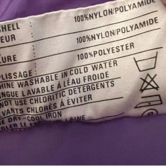 Vintage FERA Ski Overalls Rare Purple SZ 12 - Picture 12 of 13